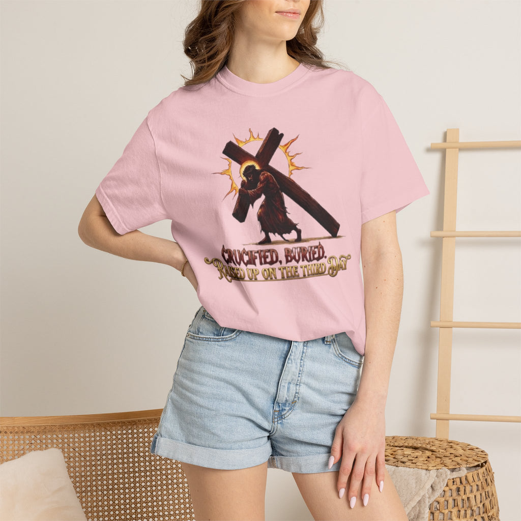 STEKONT, CRUCIFIED, BURIED, RAISED UP ON THE THIRD DAY TEE