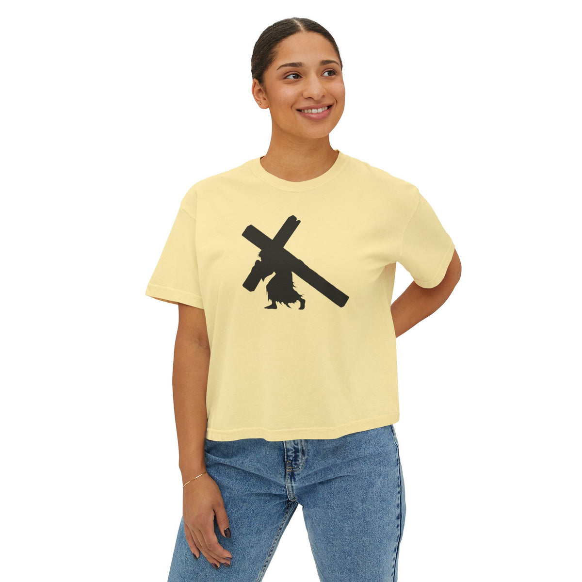 WOMENS KB LOGO BOX TEE