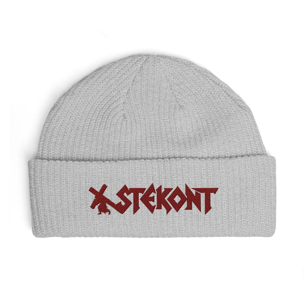 EMBROIDERED GRAPHIC LOGO BEANIE